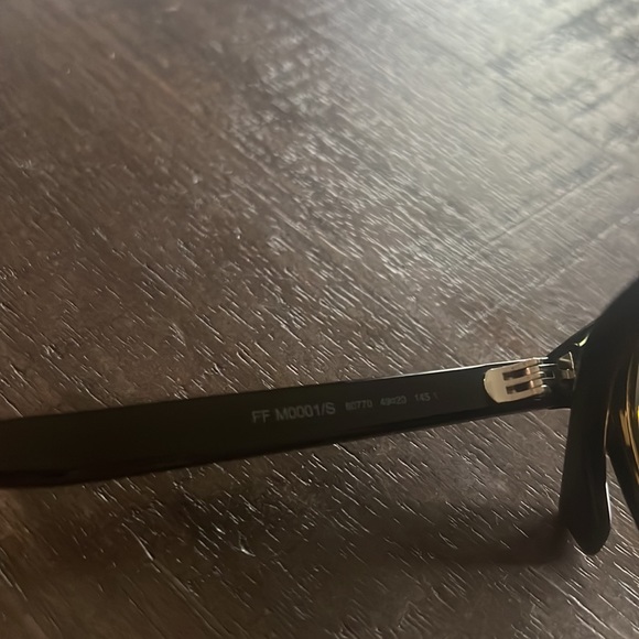 Fendi Black Sunglasses with Brown Lenses, FF M0001/S 807/70 - Picture 4 of 10